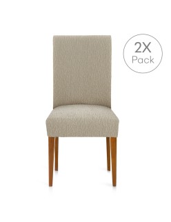 Chair Cover Eysa TROYA Light brown 50 x 55 x 50 cm 2 Units