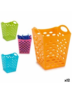 Cestino per Mollette Polietilene 13 x 17 x 13 cm (12 Unità)