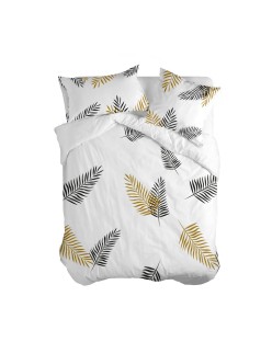 Nordic cover HappyFriday Blanc Foliage  Multicolour 180 x 220 cm