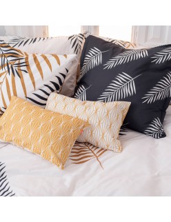 Bettdeckenbezug HappyFriday Blanc Foliage  Bunt 180 x 220 cm