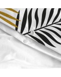 Bettdeckenbezug HappyFriday Blanc Foliage  Bunt 180 x 220 cm