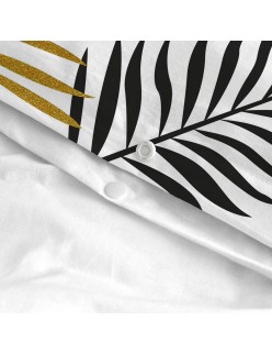 Bettdeckenbezug HappyFriday Blanc Foliage  Bunt 180 x 220 cm
