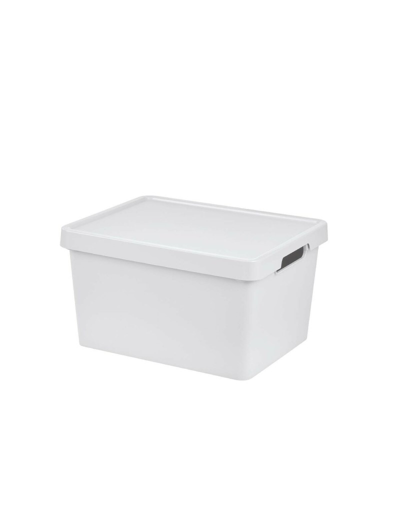 Scatola portaoggetti con coperchio Tontarelli Maya Bianco 16,2 L 36 x 28 x 20 cm
