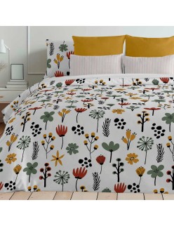 Nordic cover Decolores Paola Multicolour 175 Threads 140 x 200 cm