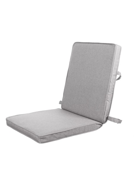 Stuhl-Kissen Grau 90 x 40 x 4 cm Stuhl-Kissen Grau 90 x 40 x 4 cm