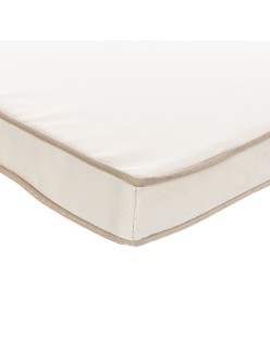 Cojín para sillas Crema 123 x 48 x 4 cm