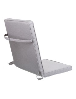 Cojín para sillas Gris 123 x 48 x 4 cm