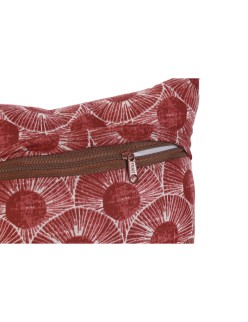 Cojín Home ESPRIT Rojo Verde Coral 30 x 10 x 20 cm (3 Unidades)