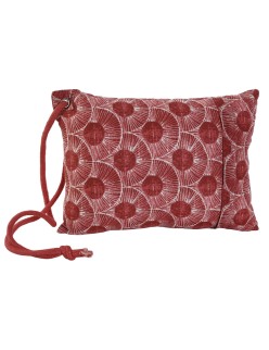 Cojín Home ESPRIT Rojo Verde Coral 30 x 10 x 20 cm (3 Unidades)