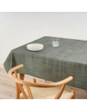 Tovaglia in resina antimacchia Belum Liso Taupé 150 x 150 cm