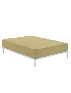 Bettlaken Alexandra House Living Hellbraun 150 x 190/200 cm