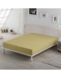 Fitted sheet Alexandra House Living Light brown 150 x 190/200 cm
