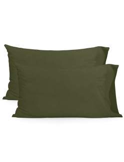 Kissenbezug HappyFriday Basic grün 50 x 75 cm (2 Stück)