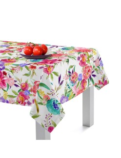 Tovaglia HappyFriday Pink bloom Multicolore 150 x 250 cm