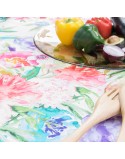 Tovaglia HappyFriday Pink bloom Multicolore 150 x 250 cm
