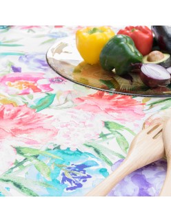Tovaglia HappyFriday Pink bloom Multicolore 150 x 250 cm