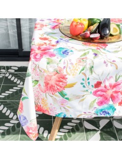 Tovaglia HappyFriday Pink bloom Multicolore 150 x 250 cm