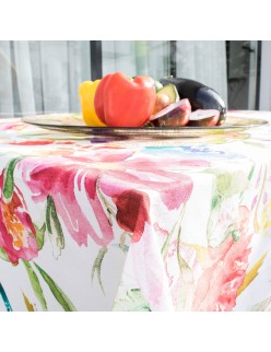 Tovaglia HappyFriday Pink bloom Multicolore 150 x 250 cm