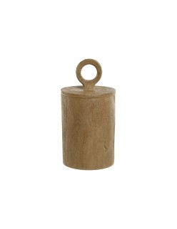 Caja-Joyero Home ESPRIT Marrón Resina 14 x 14 x 28 cm