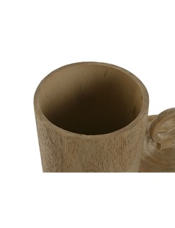 Caja-Joyero Home ESPRIT Marrón Resina 14 x 14 x 28 cm