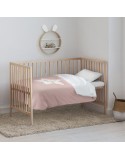 Bettbezug-Set Kids&Cotton Nadir Rosa 100 x 120 cm