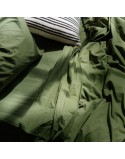 Fitted sheet HappyFriday BASIC Dark green 90 x 200 x 32 cm