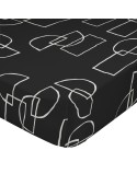 Drap housse HappyFriday BLANC Multicouleur 180 x 200 x 32 cm