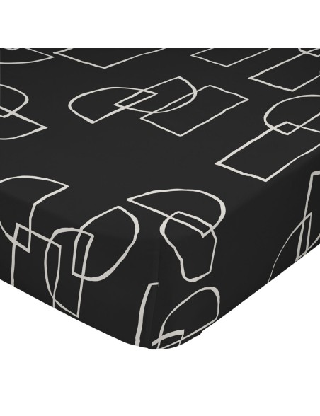 Fitted sheet HappyFriday BLANC Multicolour 180 x 200 x 32 cm