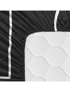 Drap housse HappyFriday BLANC Multicouleur 180 x 200 x 32 cm