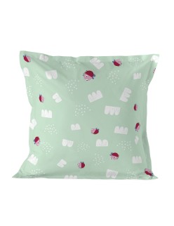 Federa HappyFriday Moshi Moshi Patchword animal Multicolore 60 x 60 cm