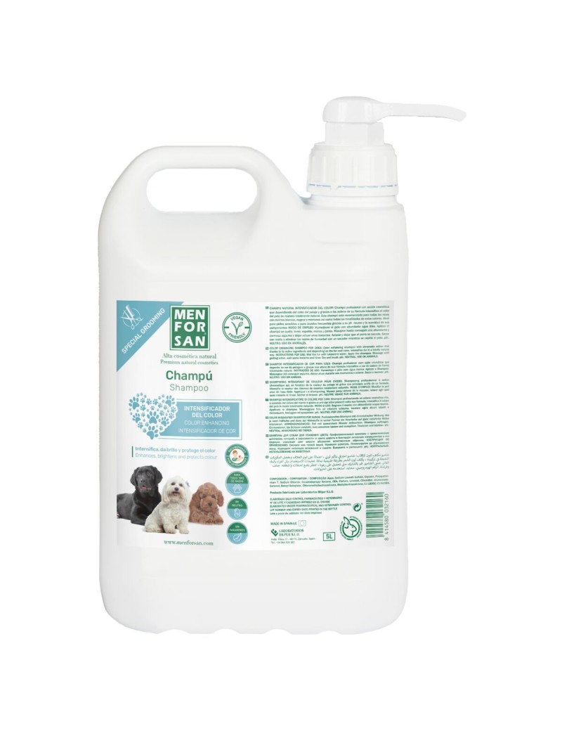 Champú para mascotas Menforsan 5 L