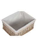 Cesto para la Ropa Sucia Home ESPRIT Beige Natural Mimbre Shabby Chic 47 x 35 x 55 cm 5 Piezas
