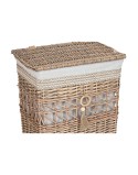 Cesto para la Ropa Sucia Home ESPRIT Beige Natural Mimbre Shabby Chic 47 x 35 x 55 cm 5 Piezas