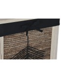 Cesto para la Ropa Sucia Home ESPRIT Negro Natural Madera 40 x 30 x 56 cm 5 Piezas