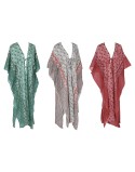 Paréo Home ESPRIT Rouge Vert Corail (3 Unités)