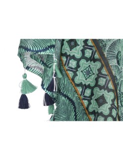 Pareo Home ESPRIT Rojo Verde Coral (3 Unidades)