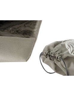 Portazapatos Gris PVC 29 x 43 cm Tela (12 Unidades)