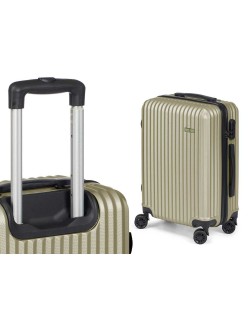 Set of suitcases Green Stripes 3 Pieces