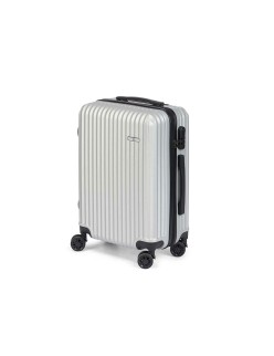 Cabin suitcase Light grey 38 x 57 x 23 cm Stripes