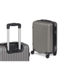 Set of suitcases Dark grey Stripes 3 Pieces