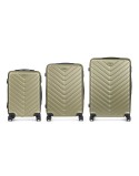 Set of suitcases Green 3 Pieces