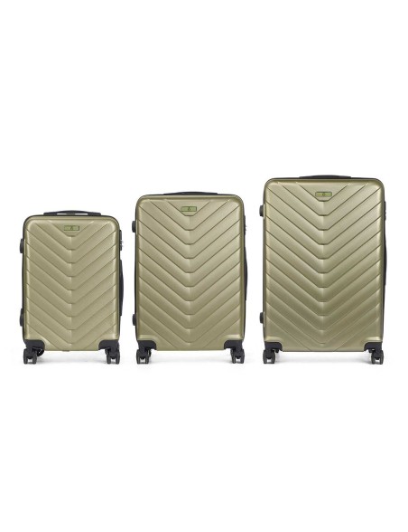 Set of suitcases Green 3 Pieces