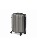 Cabin suitcase Dark grey 38 x 57 x 23 cm Stripes