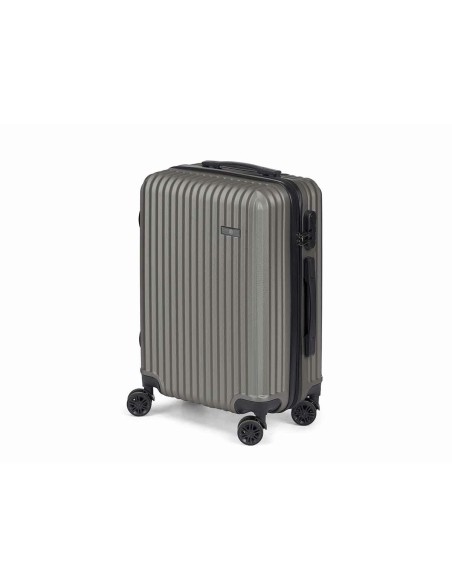 Cabin suitcase Dark grey 38 x 57 x 23 cm Stripes