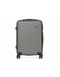Cabin suitcase Dark grey 38 x 57 x 23 cm Stripes