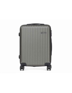 Cabin suitcase Dark grey 38 x 57 x 23 cm Stripes