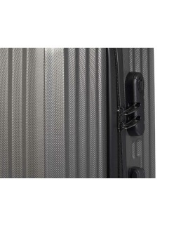 Cabin suitcase Dark grey 38 x 57 x 23 cm Stripes