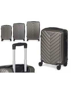 Set of suitcases Dark grey 3 Pieces