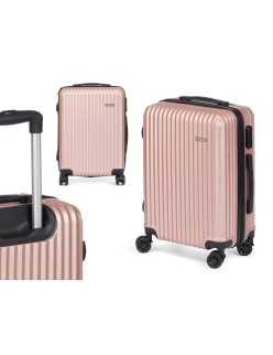 Cabin suitcase Pink 38 x 57 x 23 cm Stripes