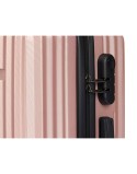 Cabin suitcase Pink 38 x 57 x 23 cm Stripes